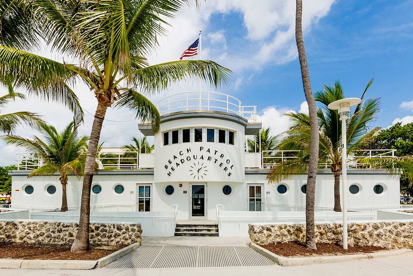 MIAMI BEACH Beach Patrol Headquarters by Melanie Viola