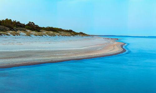 Tôt le matin sur la plage de sable