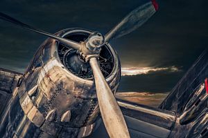 B 25 Mitchell altes Propellerflugzeug