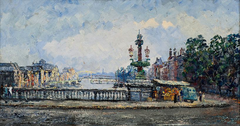 Arnold Oldenhave. The Blue Bridge by Dolf van den Bos