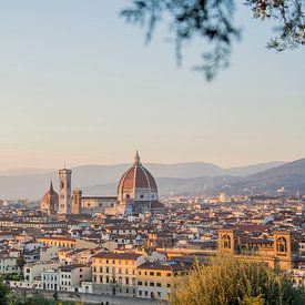 View over the Italian city Florence by Bianca Kramer