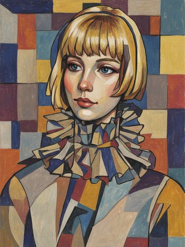 Cubist portrait