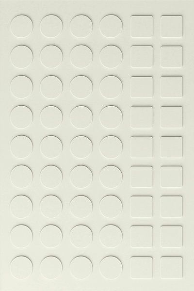 Art 3D/Relief : Formes géométriques -4 par STUDIO MINIMAL ART