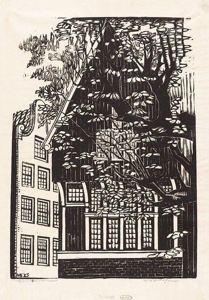 Amsterdam, Begijnhof, Meijer Bleekrode, 1925 von Atelier Liesjes