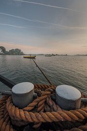 Trossen van een veerpont van Moetwil en van Dijk - Fotografie