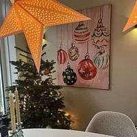 Photo de nos clients: Boules de Noël | Boules de Noël festives par Art Merveilleux, sur ArtFrame