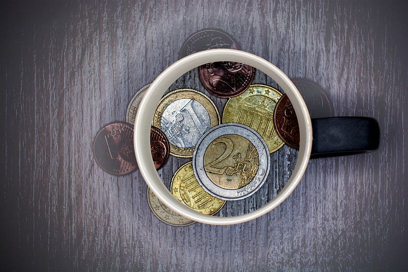 Financial : European coins by Photoart-Naegele