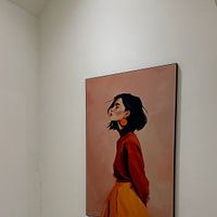 Kundenfoto: Orange Attitude no.5 von Studio BB, als ArtFrame