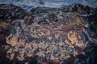 Goldenes Wandbild Thailand