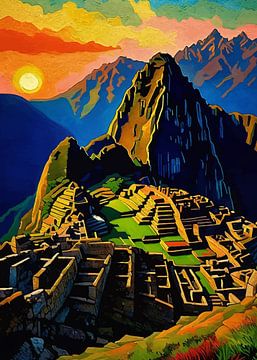 Machu Picchu Zonsopgang van MIROKKU