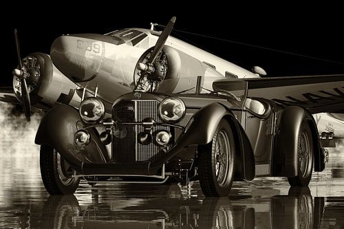 Mercedes Benz SSK 710 uit 1930 Elegance On Top