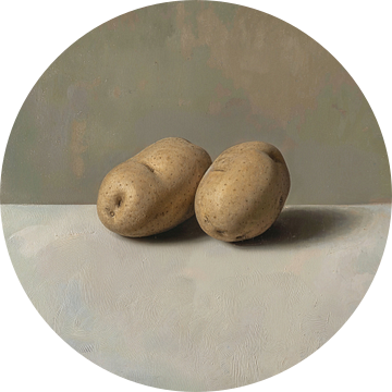 Twee aardappels (gezien bij vtwonen) van Kunst Kriebels
