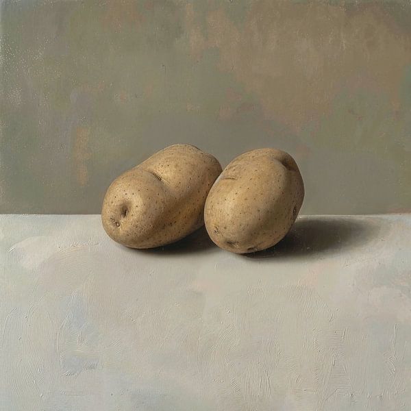 Twee aardappels (gezien bij vtwonen) van Kunst Kriebels