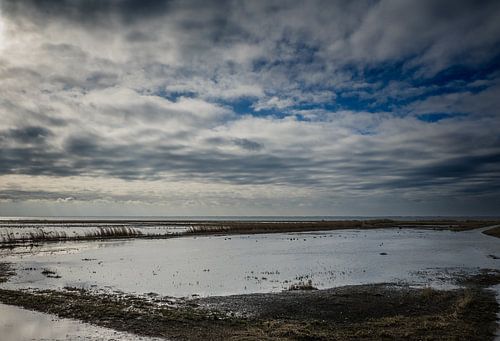 uitzicht over Markermeer van Andre Bolhoeve
