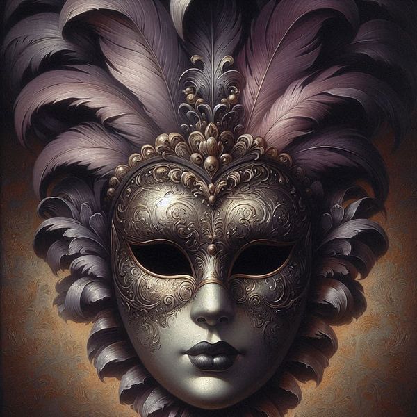 Venetian mask by Nicolette Vermeulen
