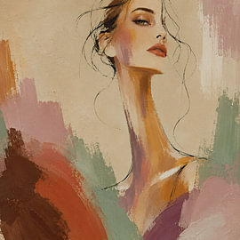 Portrait - Poise in Pieces sur Moonheart Artworks