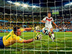 Deutschland 7:1 Brasilien – WM-Gemälde