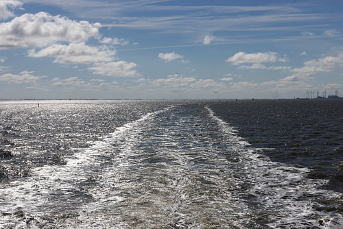Foto's van Eemshaven en het Noordzee-eiland Borkum.