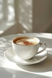 eine Tasse Kaffee oder Cappuccino trinken von Egon Zitter