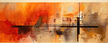 Abstrakt in Aquarell 169946