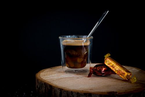 Coffee with chocolates