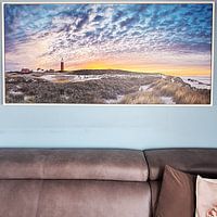 Klantfoto: Noordelijkste puntje van Texel. van Justin Sinner Photography ( Fotograaf op Texel), op canvas