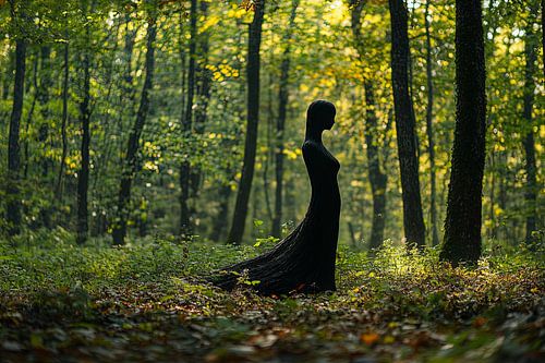 picturesque magical fantasy forest