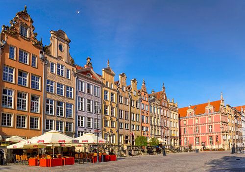 Les façades colorées de Gdańsk, en Pologne