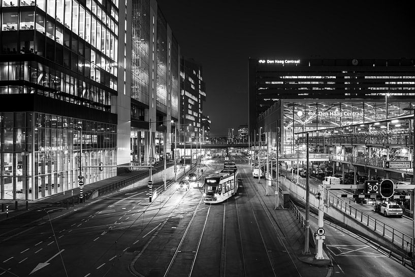 La Haye de nuit par Bart Snels
