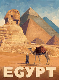 Ägypten – Wüste – Große Pyramiden von HUGO