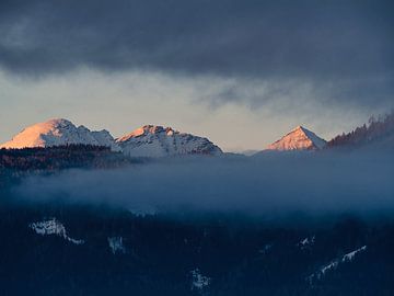 Lueur matinale dans les Niedere Tauern