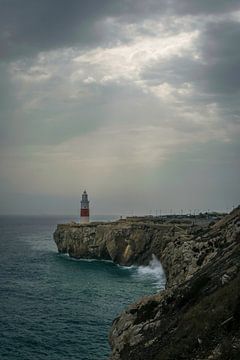 Europa Point Vuurtoren Gibraltar van Christian Möller Jork