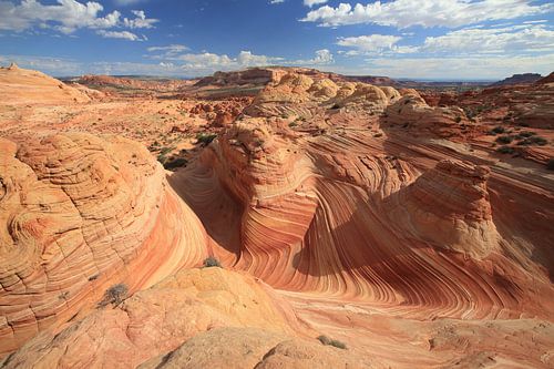 Rotsformaties in de North Coyote Buttes, deel van het Vermilion Cliffs National Monument. Dit gebied