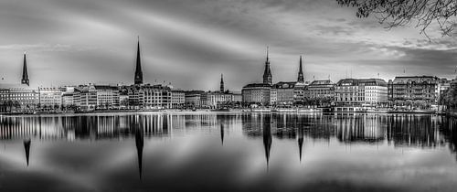 The beautiful skyline with a view of the 5 main towers