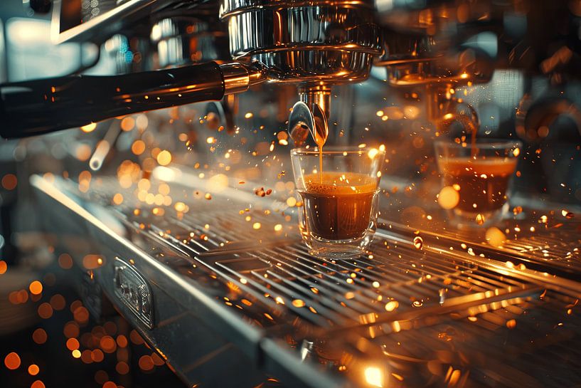 drink a cup of coffee or cappuccino by Egon Zitter
