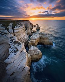 Golden hour on the Atlantic
