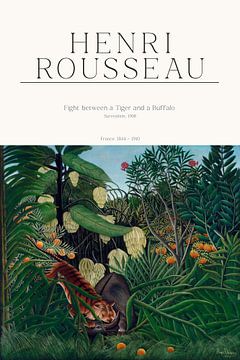 Henri Rousseau - Gevecht tussen een tijger en een buffel van Old Masters