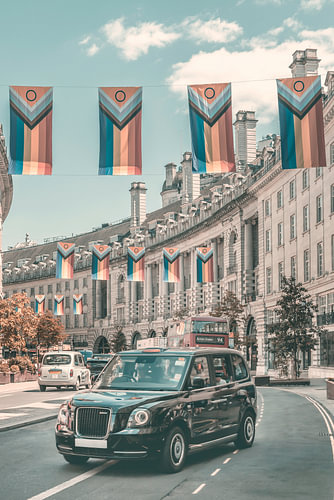 LONDON Regent Street - urbaner Vintage-Stil