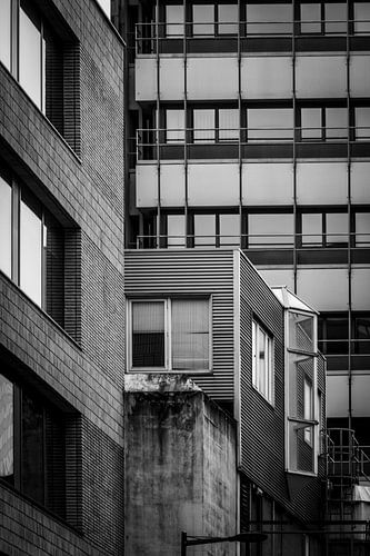 Uitsnede van Utrechtse Kantoorgebouwen aan de Catharijnesingel
