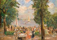 Beergarden bij de Wannsee (Huis aan het meer), Max Liebermann
