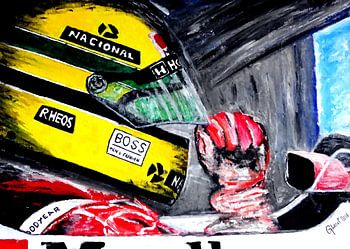 AYRTON - The McLaren Years II - Artwork by Jean-Louis Glineur 