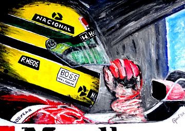 AYRTON - The McLaren Years II - Artwork by Jean-Louis Glineur  von DeVerviers