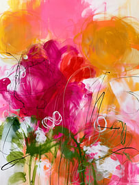 Vibrant abstractraction 01 by IamHomeStudio