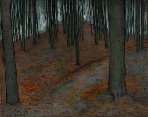 Boslandschap, Piet Mondriaan