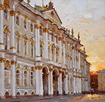Winter Palace, St. Petersburg, Russia by Johannas Art Creations