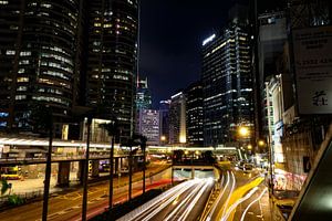Long exposure shot at Rumsey street in Hong Kong city centre von Arthur Puls Photography