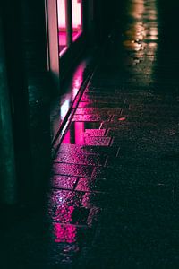Le néon après la pluie