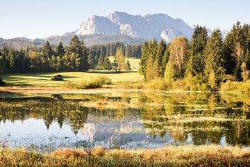 Tennsee bij Krün in het Karwendelgebergte (Beieren)