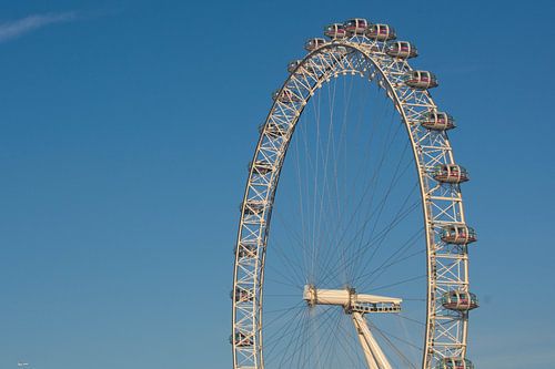 London Eye against clear skies