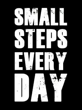 Kleine stappen van Quotes Motivation